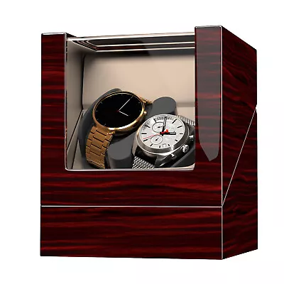 Classic Automatic Rotation Double Watch Winder Watch Box Storage Display Case • $49.95