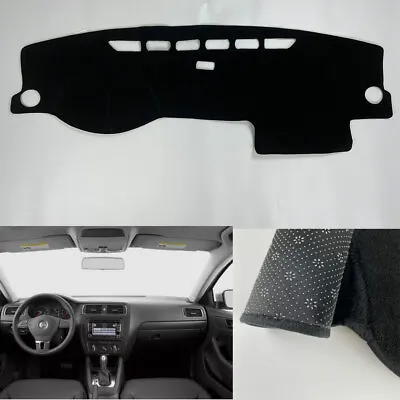 Dash Mats Shade Protective Pad For VW Jetta 2011-2018 Dashboard Cover Black • $21.31