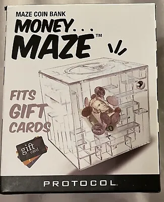 Protocol Money Maze Coin Bank Cash Or Gift Card Puzzle Box Gift ~ EUC - Used 1X • $13.49