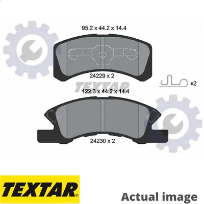 BRAKE PAD SET DISC BRAKE FOR DAIHATSU CUORE/VI/VII/Mk MIRA/e:S/COCOA CHARADE • £56.85