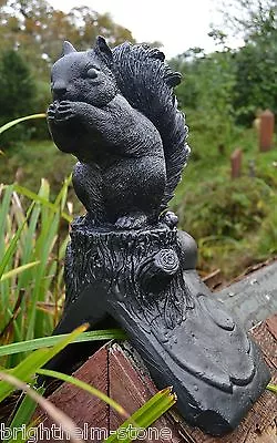 £66.99 • Buy Black Squirrel Roof Finial Decorative 90° Degree Angled Stone Ridge Tile 