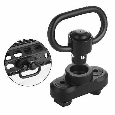 For M-LOK QD Sling Mount Swivel W/Quick Detach Push Button Interface Heavy Duty • £6.09