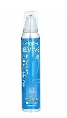 L'Oreal Elvive Styliste Mousse Extra Volume Firm Control 200ml • £4.29