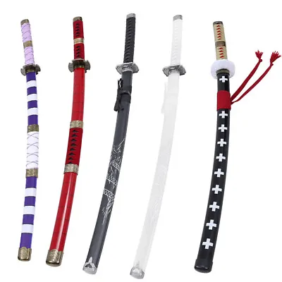 Samurai Wooden Sword With Scabbard Japanese Katana Kendo Martial Cosplay Prop UK • £15.95