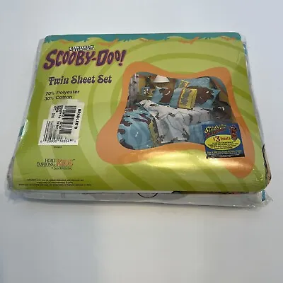 £121.69 • Buy New In Package Scooby Doo 3 Piece Twin Sheet Set Vintage