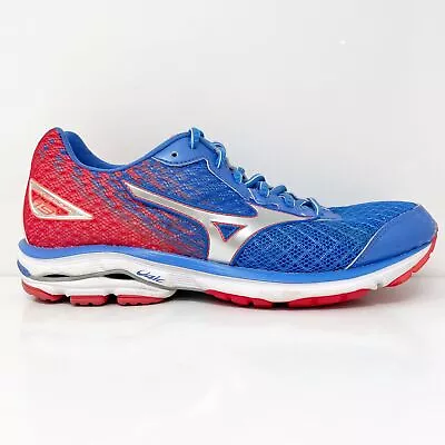 Mizuno Womens Wave Rider 19 410736 3K73 Blue Running Shoes Sneakers Size 9 • $31.70