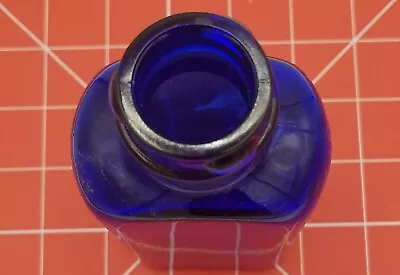 Vintage Cobalt Blue Glass Bottle.  Bottom Marked:  K-836 9 • $19.19