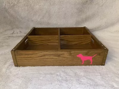 Victoria’s Secret Vs Pink Wooden Store Display Tray Pup Dog Logo Rare Htf New • $185