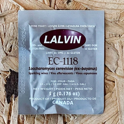 £2.60 • Buy Lalvin EC-1118 Champagne & Sparkling Wine Yeast 5g