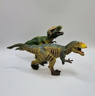 2 X Jurassic T-Rex Dinosaur Figures Toys • £8.50