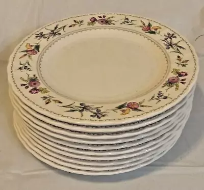 Mikasa Maxima Brywood Fine China Salad Dessert Plates 7.75  Lot Of 10 K26C • $59.99