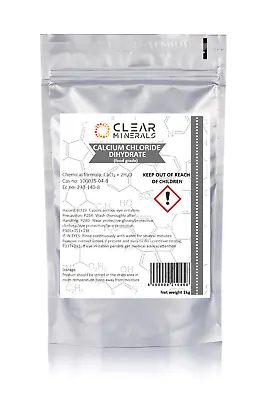 1kg Calcium Chloride Dihydrate • Food Grade Cheese Making Flakes • £7.97