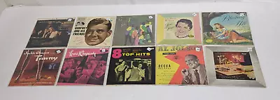 Lot Of Assorted Vintage Vinyl Record 45's Folk Music Singer Big Band • $19.99