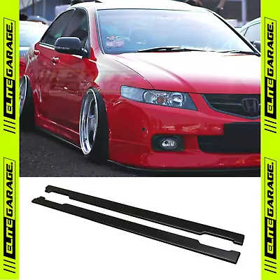 Fits Honda Accord EURO CL9 CL7 - Side Skirts Extensions Splitter (03-07) TSX • $259