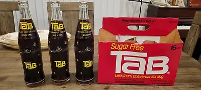 Tab Product Coca-Cola Unopened  16oz Soda Pop Bottle  Lot Of 3 & 8 Bottle Box • $25