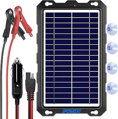 12 Volt Battery Charger Solar Powered Panel For Car Dump Trailer Boat Marine 12V • $56.16