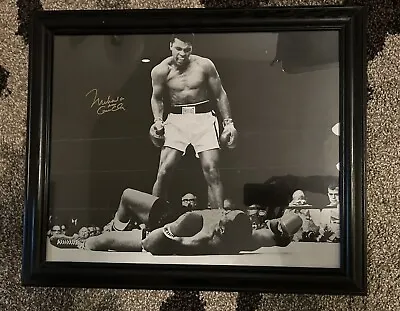 Muhammad Ali Cassius Clay 16x20 Inscription Black And White Inscribed Framed B&W • $999.99