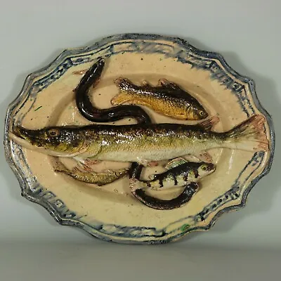 Joseph Landais Palissy Majolica Palissy Fish Platter • £2270