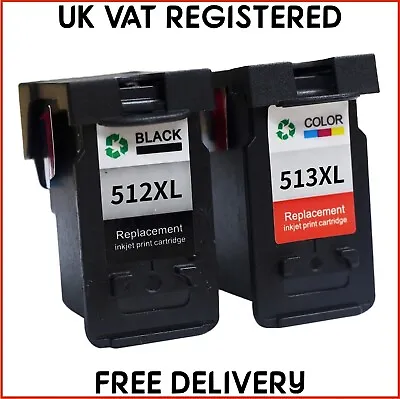 512 & 513 Compatible Ink Cartridges For Canon MX340 MX330 (Set) (non-oem) • £26