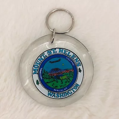 Mount St Helens Volcano National Monument Washington Souvenir Acrylic Keychain • $5.99