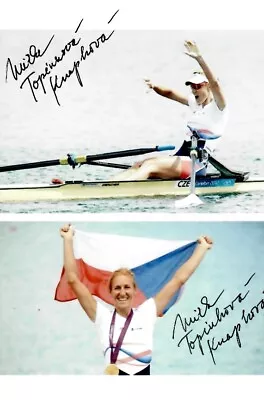 Olympic Champion 2012 In Rowing Miroslava Knapkova Original Signed 10x15 Photo. • $5.67