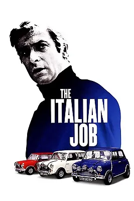  THE ITALIAN JOB  -Michael Caine. Noel Coward Classic Movie Poster Various Sizes • £4.49