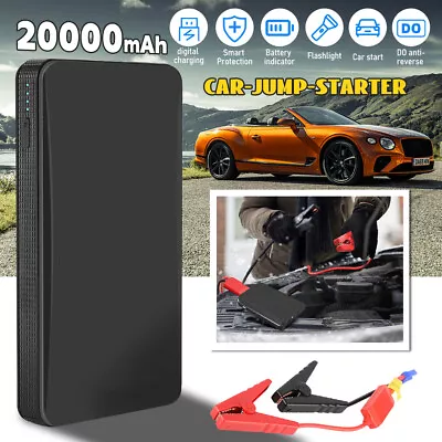 Portabl Mini Slim Car Jump Starter Booster Jumper Box Power Bank Battery Charger • $28.98