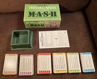 Mash Trivia Card Game Edition 1984 Golden 100% Complete Tv Series Show Vintage • $20.99