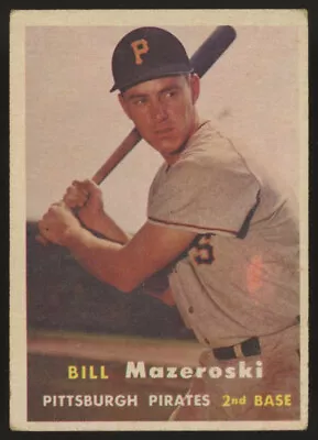 1957 Topps Bill Mazeroski RC #24 VG/EX  C  • $84.99