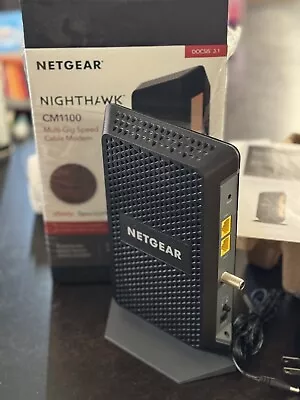 NETGEAR Nighthawk CM1100 DOCSIS 3.1 Multi-Gig Cable Modem - Xfinity Spectrum Cox • $0.99