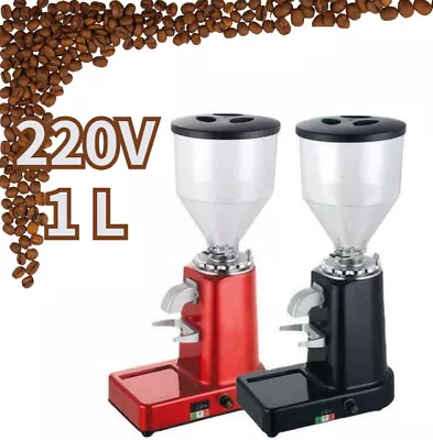 Electric 1L Home Grind Burr Mill 2500RPM Espresso Commercial Coffee Bean Grinder • $351.88