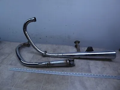 1981 Yamaha XS400 Special Y431-1) Chrome Exhaust Headers Muffler Set For Parts • $84.99
