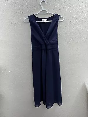 Womens Motherhood Maternity Dress Size Small Blue V-Neck Sleeveless Tank  • $9.97