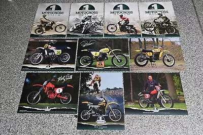 Vintage Motocross Posters - 10 Poster Bundle Sale. Ahrma VMX Yamaha YZ Suzuki RM • $99.95