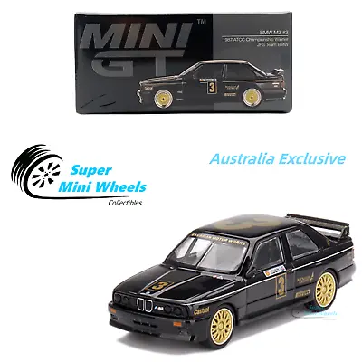 Mini GT 1:64 BMW M3 #3 JPS Team BMW 1987 ATCC Championship Winner #608 • $17.99