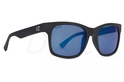 Von Zipper Bayou Black Satin / Wildlife Blue Flash Polarized Sunglasses • $158