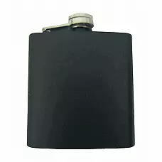 £5.99 • Buy 6oz Black Matt Hip Flask Ideal Birthday Christmas Wedding Present