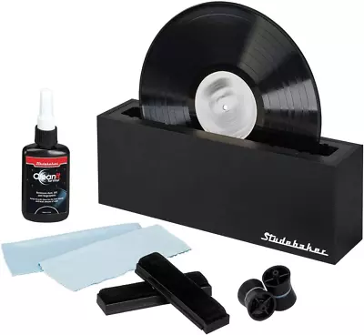 Vinyl Record Cleaning System Pads Cleaner Spin Clean Solution Drying Cloths New • $54.68