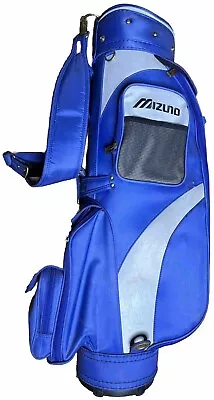 Vintage Mizuno Small Staff Bag 6 Way Divider Blue Gray • $79.20