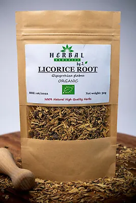£8.99 • Buy Licorice Liquorice Root Dried Herb ( Glycyrrhiza Glabra ) Lukrecja ORGANIC 100g