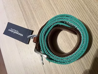 New Men's Vineyard Vines St. Patrick's Day Irish Canvas Belt Pat's Size 40 • $40