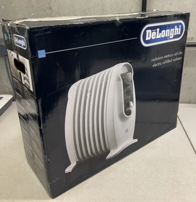 £39.95 • Buy DeLonghi 800 Watt Eco Oil-Filled Radiator TRNS0808M Portable Home Office - 01