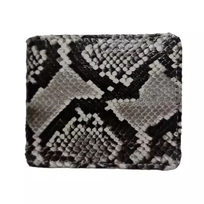 Genuine Snake Wallet Skin Men's Phyton Sanca Wallet Short Bifold Exotic Best Gif • $30