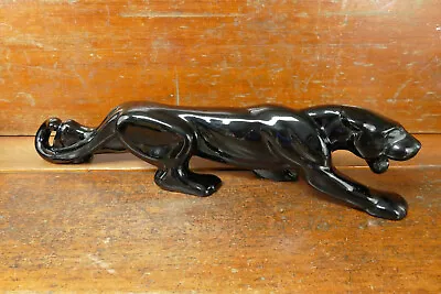 Vintage Royal Haeger 1950’s Royal Hickman Sculptural Design 25” Black Panther • $199.95