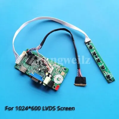 Kit For B101AW02 B101AW03 B101AW06 VGA HDMI 40Pin LVDS 1024*600 Controller Board • $19.61