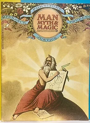 Man Myth & Magic #37 Vintage Magazine 1970 Occult Magic Mythology & Religion • £6.99