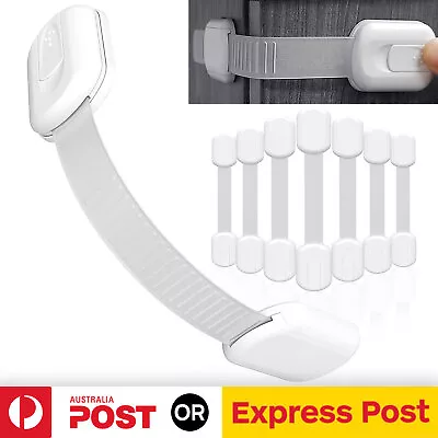 $10.95 • Buy Child Toddler Baby Cupboard Cabinet Safety Locks Proof Door Drawer Fridge Kids