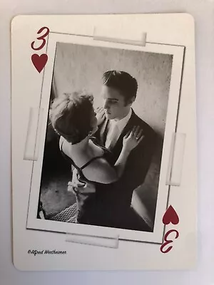 Elvis Presley Rock Star Music King Photo Playing Swap Card: Lady Girl 3 Hearts • $2.50