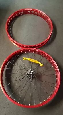 Fat Bike Rims 26 X 4 ( 80mm ) Red Anodized • $295