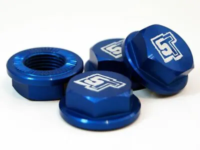 £35.49 • Buy UberRC Enclosed Wheel Nuts 5ive-T - X4 Blue For Losi 5ive-T X2 RC 1/5th Scale